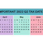 Important Q2 2022 Tax Dates Highlighted