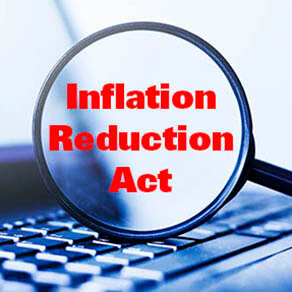 Laptop computer with magnifying glass, concept of search