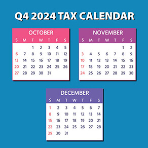 Q4 2024 Tax calendar