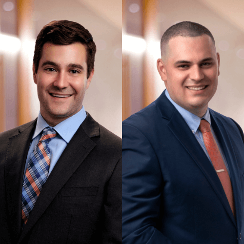 Two of Dannible & McKee's newest partners.